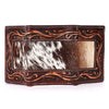 BEBGM165-Western Leather Trifold Wallet
