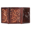 BEBGM166-Western Leather Trifold Wallet
