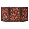BEBGM168-Western Leather Trifold Wallet
