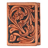 BEBGM170-Western Leather Trifold Wallet