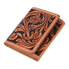 BEBGM170-Western Leather Trifold Wallet
