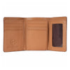 BEBGM171-Western Leather Trifold Wallet