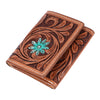BEBGM171-Western Leather Trifold Wallet