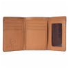 BEBGM172-Western Leather Trifold Wallet
