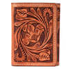 BEBGM172-Western Leather Trifold Wallet