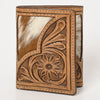 BEBGM173-Western Leather Trifold Wallet