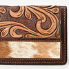 BEBGM184-Western Leather Bifold Wallet