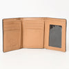 BEBGM184-Western Leather Trifold Wallet