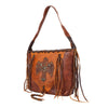 ADBGM422 Thunderbird Leather Hobo Bag with Fringe & Concho Accents - American Darling