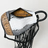 ADBG1482 American Darling Crocodile Embossed Sling Bag | Hand-Tooled Leather Fringe Bag