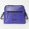 ADBG769 American Darling Hand Tooled Western Leather Crossbody - Floral Carved Full Grain Leather