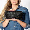 ADBG1203 American Darling Hand Tooled Genuine Leather Western Sunglass Case
