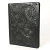 ADBG1232 American Darling Western Hand-Tooled Leather Portfolio Bag - Floral Carved Genuine Leather Case