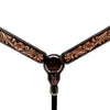 BER458-Western Leather Breast Collar