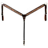 BER458-Western Leather Breast Collar