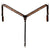 BER458-Western Leather Breast Collar