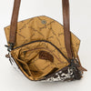 ADBG1484 American Darling Cowhide Hand-Tooled Envelop Bag | Fringe Crossbody Purse
