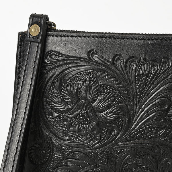 LC-ADBGZ784A Wristlet Genuine Western Leather Women Bag