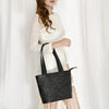 ADBGZ836A Sunflower Tooled Leather Western Tote Bag Classic Black
