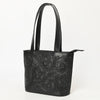 ADBGZ836A Sunflower Tooled Leather Western Tote Bag Classic Black