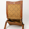 ADBG1487 American Darling Hand-Tooled Leather Messenger Bag Floral Carved Genuine Western Purse