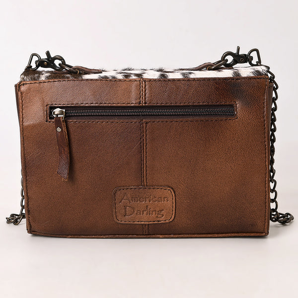ADBG1489 American Darling Hair-On Cowhide Envelop Bag Genuine Leather Western Crossbody Purse