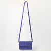 ADBG1491 American Darling Hand-Tooled Leather Small Cross Body Bag Floral Carved Western Purse