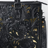 ADBG1492 American Darling Hand-Tooled Genuine Leather Western Tote Bag for Women | Floral Carved Everyday Tote
