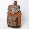 ADBG1498 American Darling Hand-Tooled Leather Backpack Bag | Western Full-Grain Artisan Pack