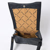 ADBG1517 American Darling Western Leather Messenger Bag with Hand-Tooled Floral Detailing