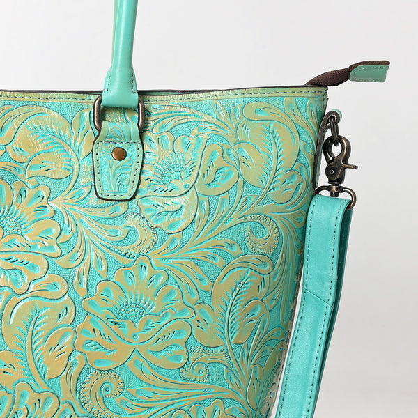 ADBG1519 American Darling Western Genuine Leather Tote Bag with Hand-Tooled Detailing Premium Everyday Carry