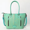 ADBG1519 American Darling Western Genuine Leather Tote Bag with Hand-Tooled Detailing Premium Everyday Carry
