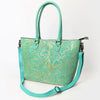 ADBG1519 American Darling Western Genuine Leather Tote Bag with Hand-Tooled Detailing | Premium Everyday Carry
