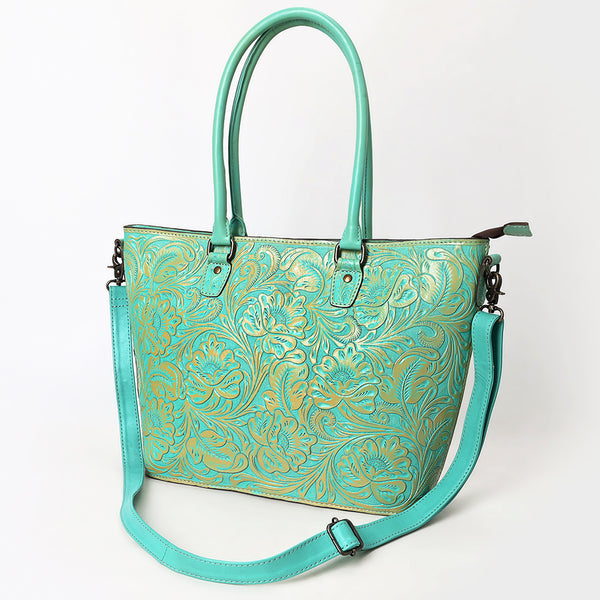 ADBG1519 American Darling Western Genuine Leather Tote Bag with Hand-Tooled Detailing | Premium Everyday Carry