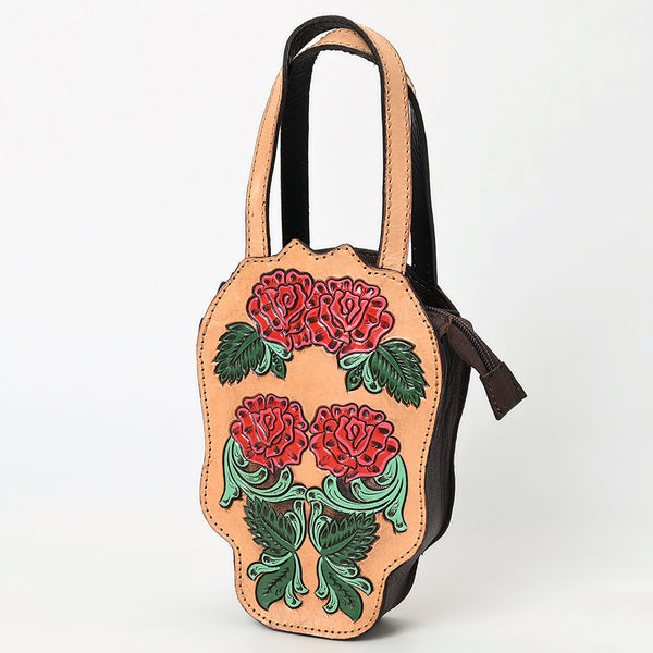 ADBGA570 American Darling Hand Tooled Floral Carved Leather Tote Bag