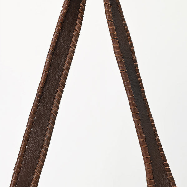 ADBGA571 American Darling Hand Tooled Floral Carved Hair-On Cowhide Small Cross body Bag
