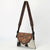 ADBGA571 American Darling Hand Tooled Floral Carved Hair-On Cowhide Small Cross body Bag