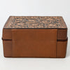ADBGA573 American Darling Tooled Leather Jewelry Case Genuine Western Cowgirl Organizer