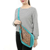 ADBGA578 American Darling Hand Tooled Floral Carved Genuine Leather Sling Bag