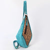 ADBGA578 American Darling Hand Tooled Floral Carved Genuine Leather Sling Bag