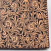 ADBGA583 American Darling Hand Tooled Floral Carved Braided Genuine Leather Tote Bag
