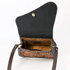 ADBGA587 American Darling Tooled Genuine Leather Western Crossbody Bag-Floral Design for Women