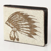 ADBGM454 Western Hair-On Leather Rodeo Wallet - Engraved Design