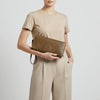 ADBGM393 Pebbled Leather Wristlet Clutch Crossbody - American Darling