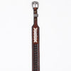 ADHTBR105 Hand tooled Genuine American Leather Hatband Unisex