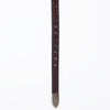 ADHTBR115 Deep Tooled Dark Brown Leather Western Hatband with Silver Buckle & Floral Detail