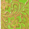 ADBG1537 American Darling Western Leather Clutch Bag with Hand-Tooled Floral Carving Genuine Leather