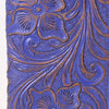 ADBG1537 American Darling Western Leather Clutch Bag with Hand-Tooled Floral Carving Genuine Leather