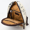 ADBGA590 American Darling Genuine Hand Tooled Leather Hair On Hide Sling Bag