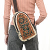 ADBGA590 American Darling Genuine Hand Tooled Leather Hair On Hide Sling Bag
